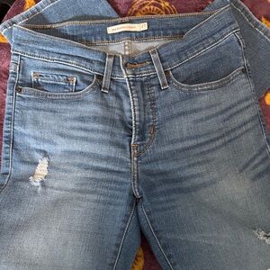 Classic Blue Straight Leg Jeans